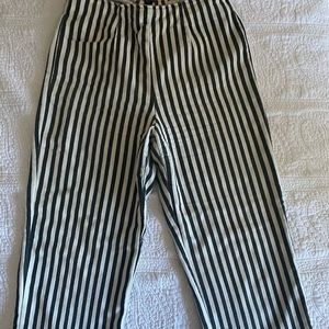 Striped trousers